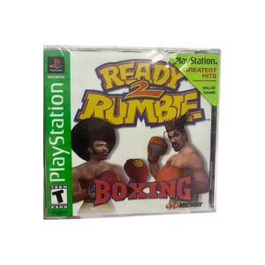PlayStation Ready 2 Rumble Boxing Greatest Hits Video Game NTSC U C Midway